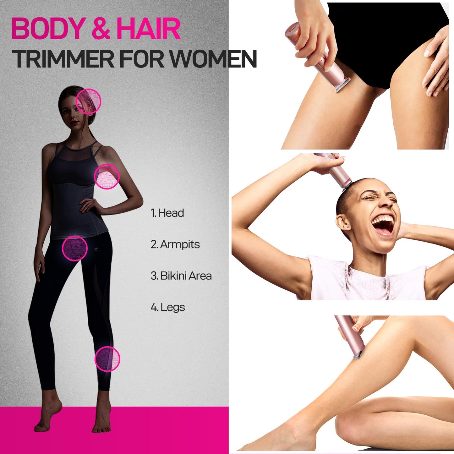Hair Clipper Rose Golde PR-2888