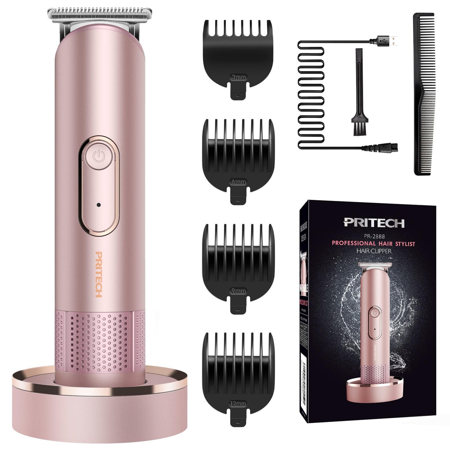 Hair Clipper Rose Golde PR-2888