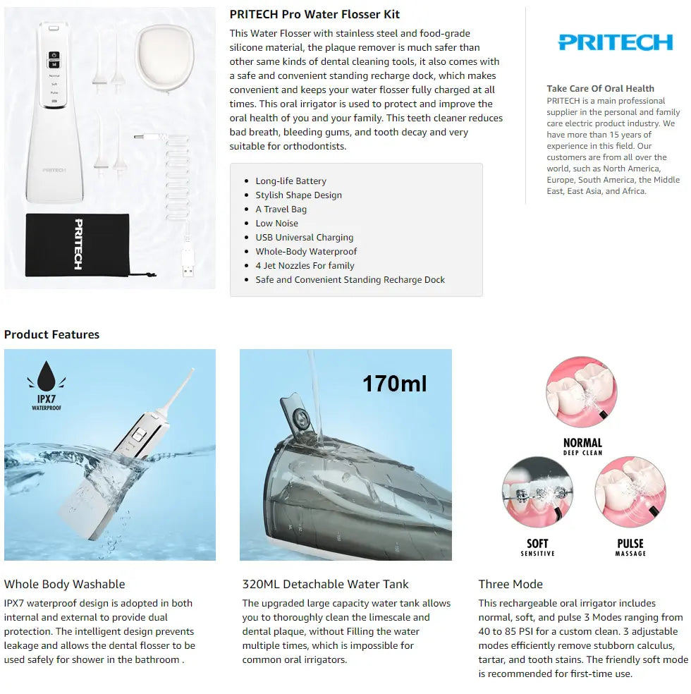 Water Flosser - ES-1174 Detail Image