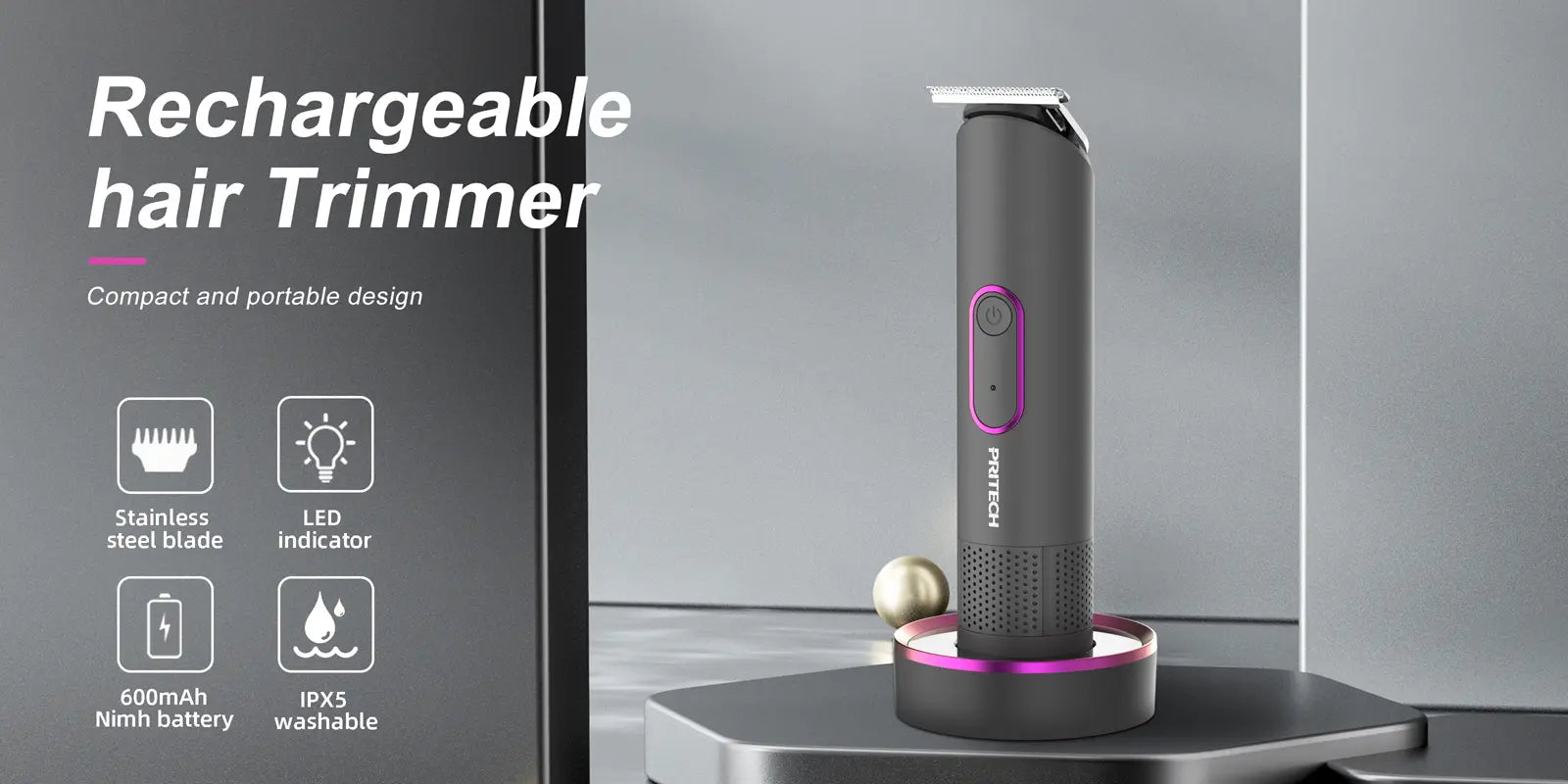 Load video: PRITECH Hair Trimmer | PR-2888