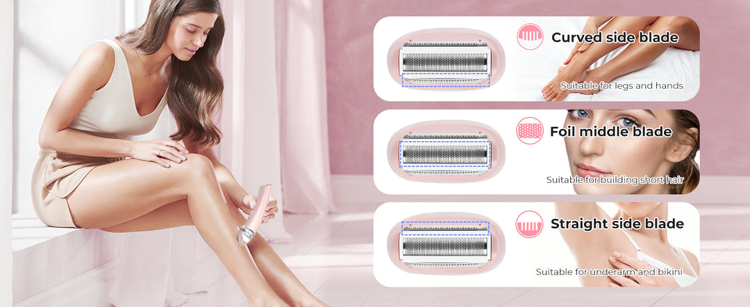 PRITECH Electric Shaver for Women  Wet & Dry Use Pink | LD-8001