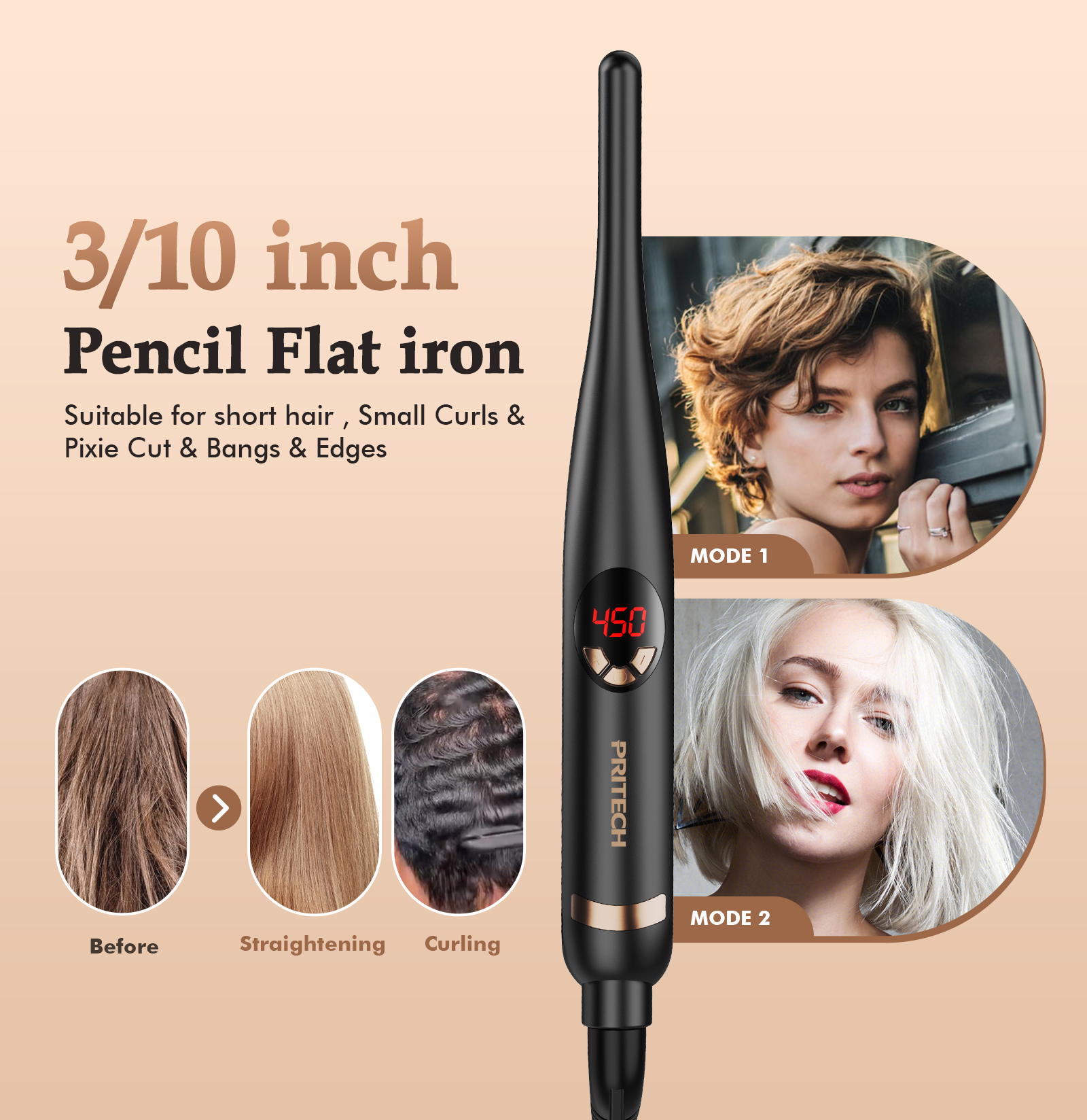 Hair straightener - TA-2725