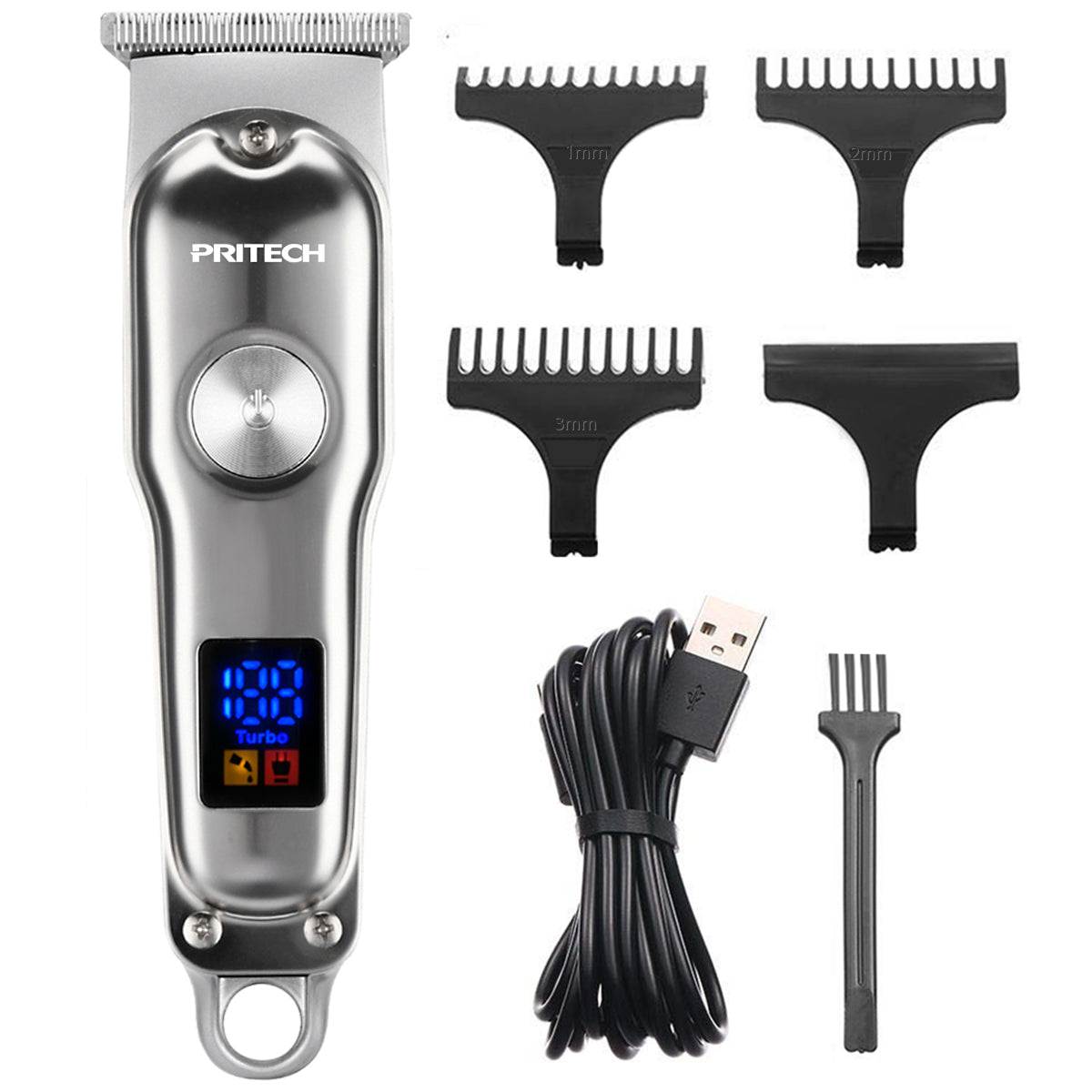 Rechargeable Electric Trimmer with LED Screen Pr-2749LED