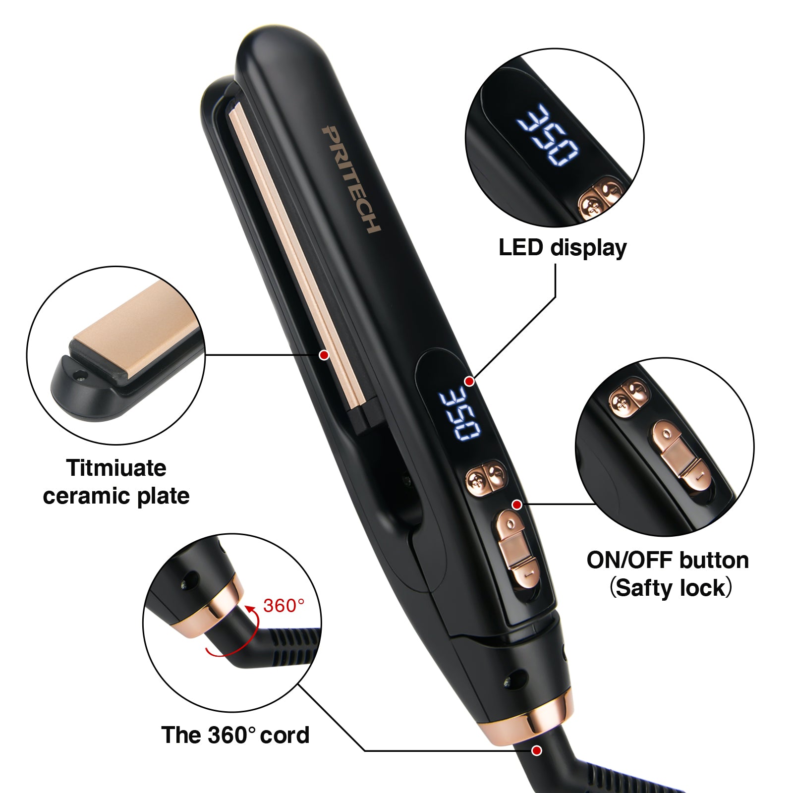 Hair Straightener - TA-2497