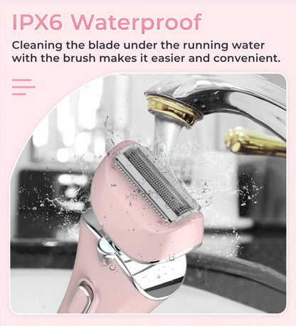 PRITECH Electric Shaver for Women  Wet & Dry Use Pink | LD-8001