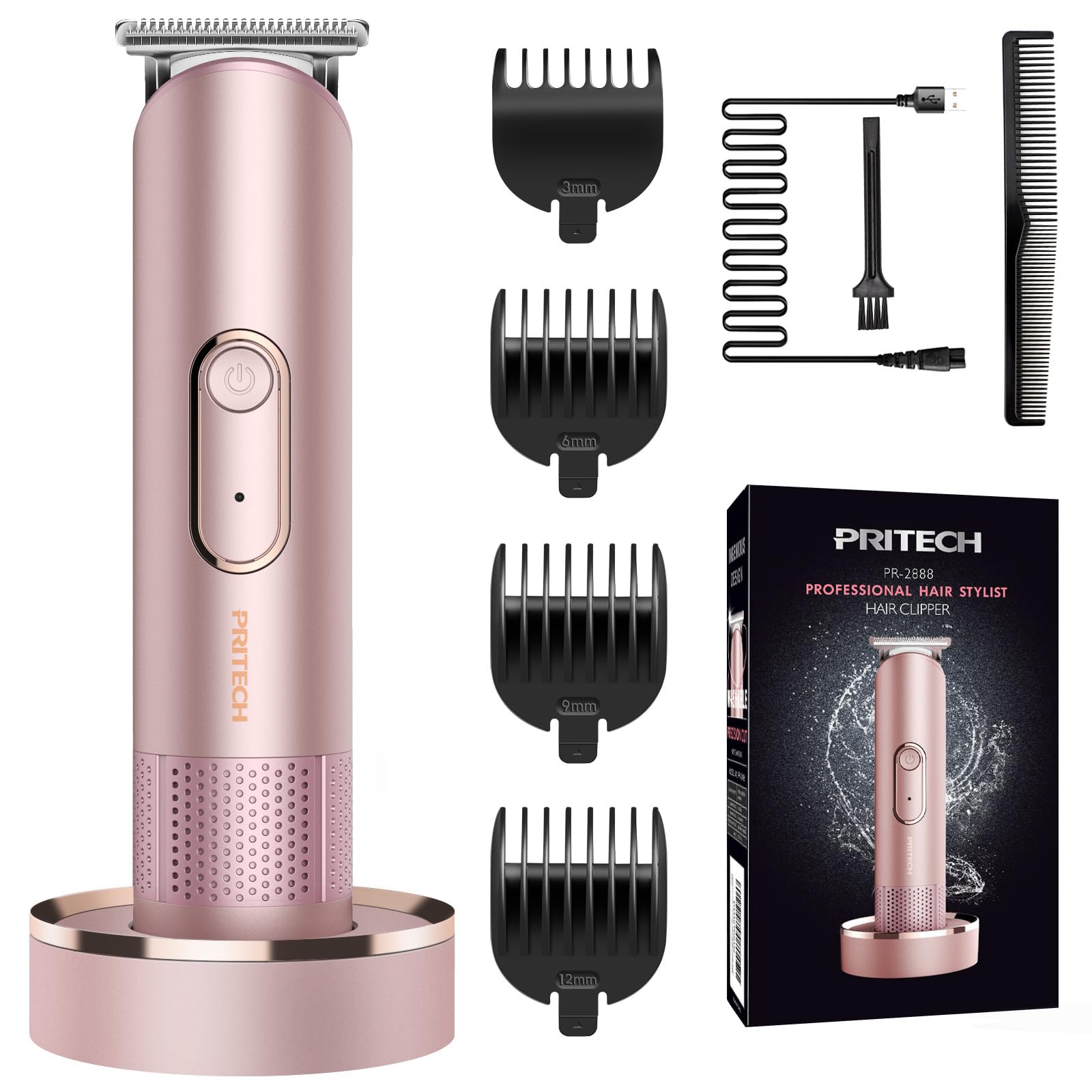 Hair Clipper Rose Golde - PR-2888