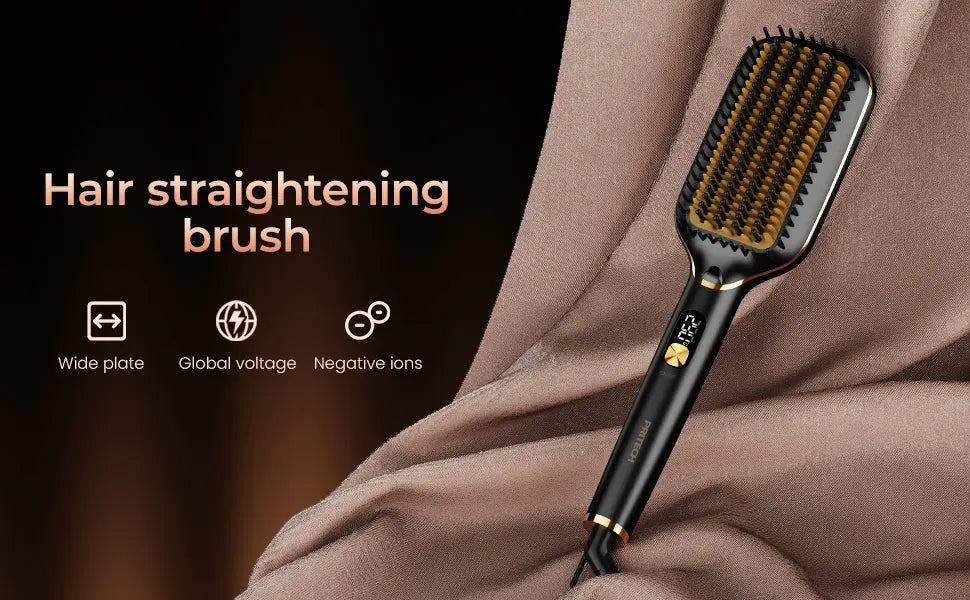 Hair Straightener Brush - TA-8008 Detail Image
