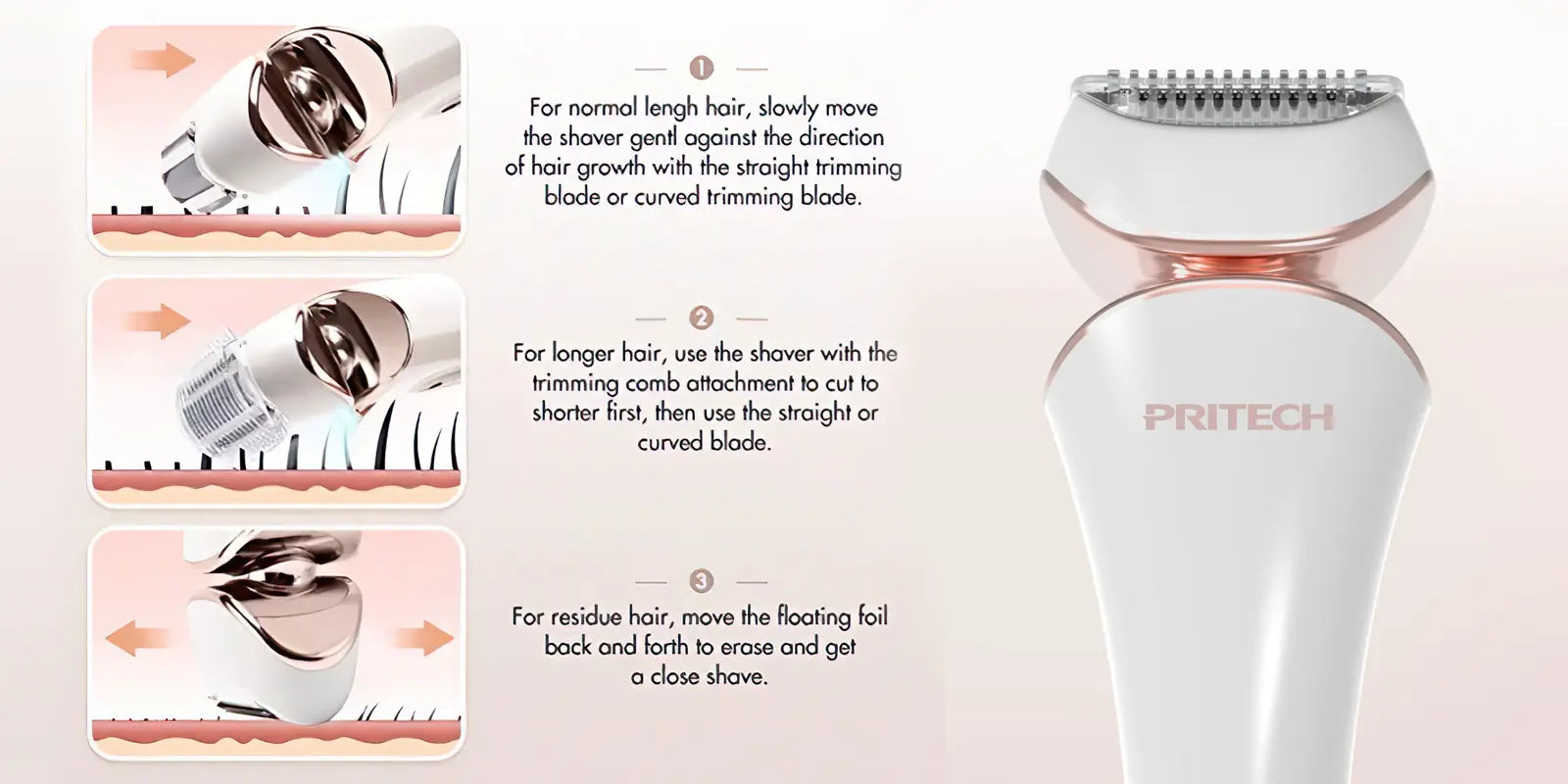 PRITECH Hair Shaver | LD-8001