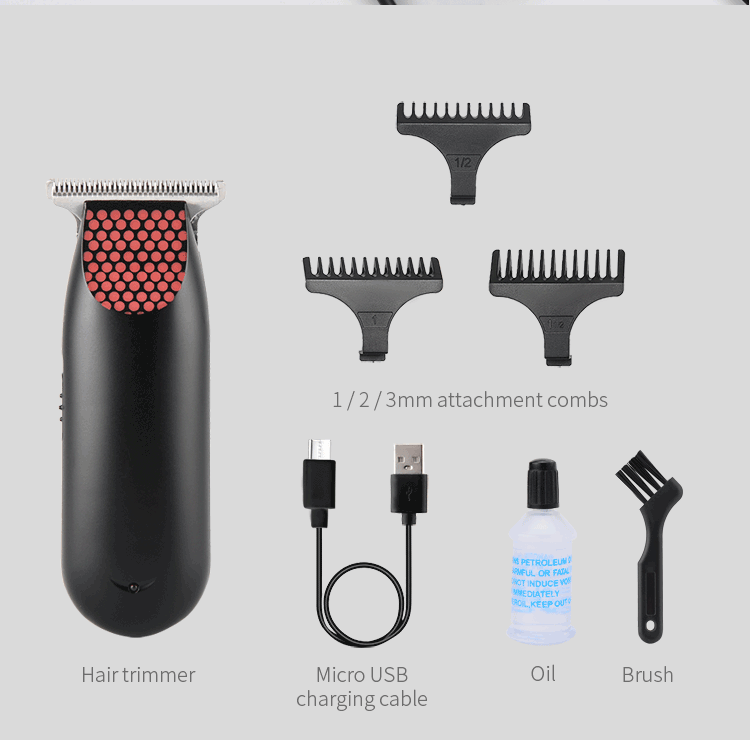 Rechargeable DC motor hair trimmer PR-2677