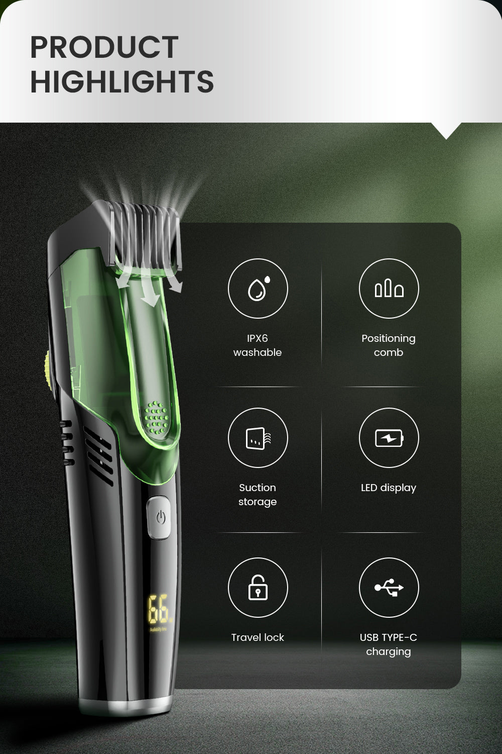 Hair Clipper - PR-3380