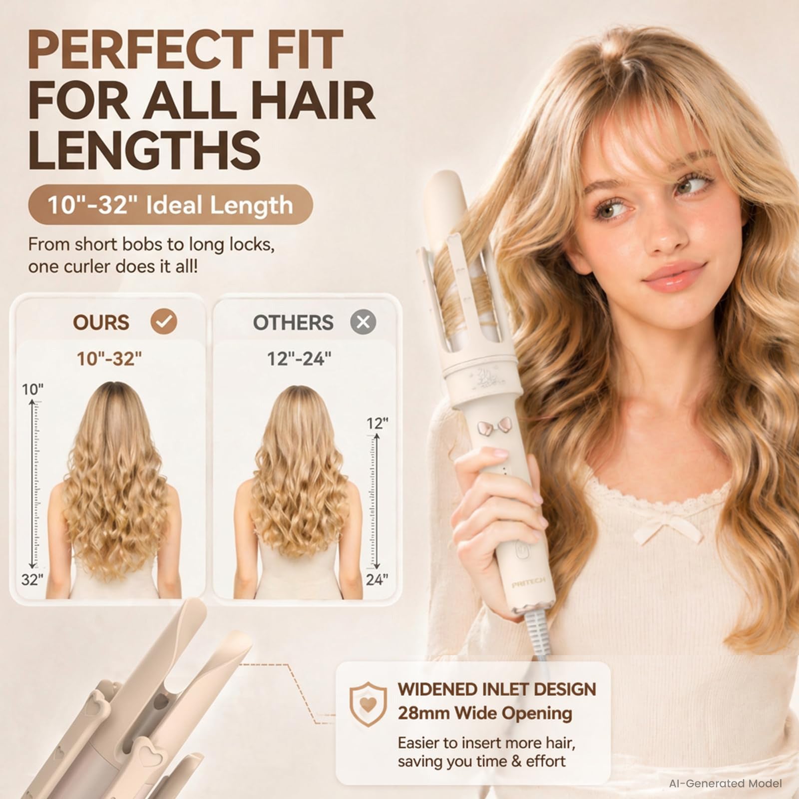 Automatic Rotating Hair Curler Effortless