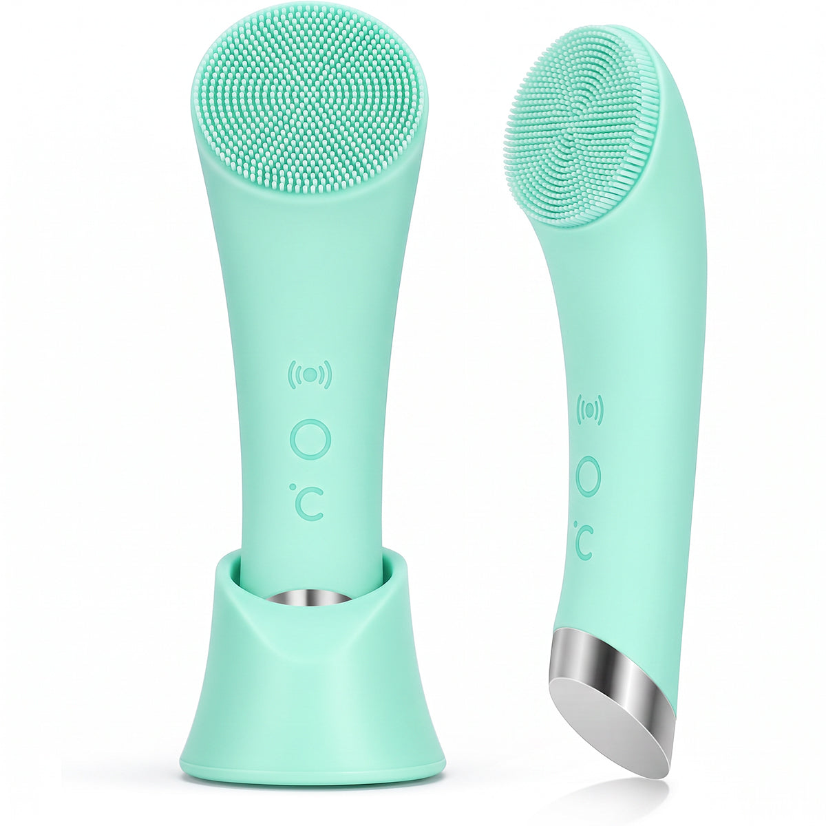 Rechargeable Silicone Heated Facial Cleansing Brush PRITECH BEAUTY CARE