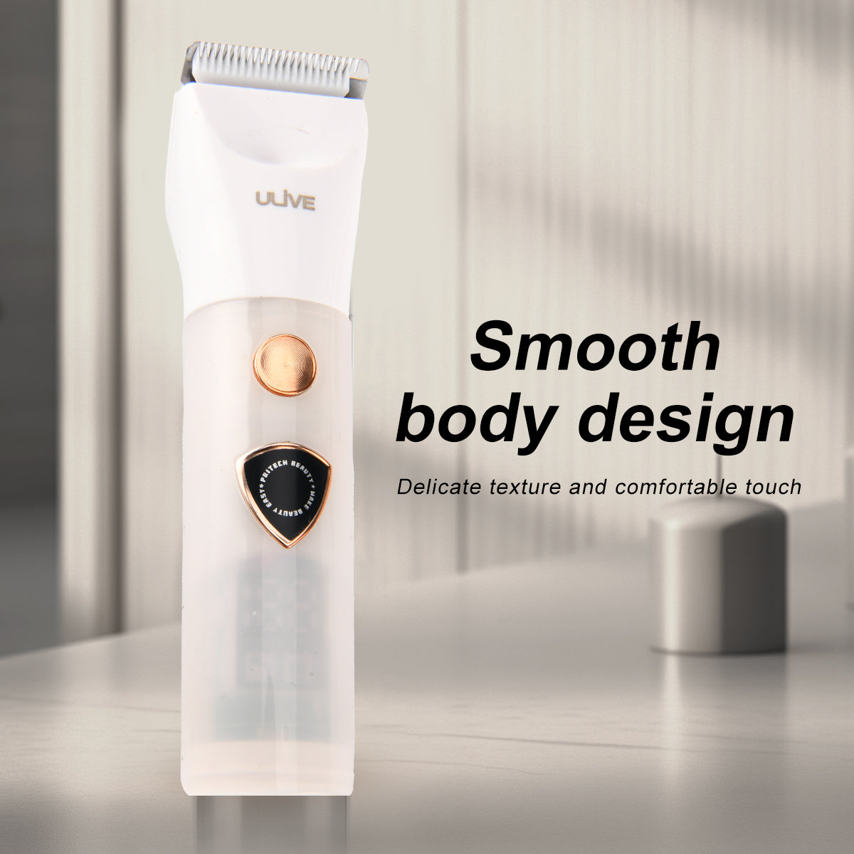 ULIVE HAIR CLIPPER HAIR TRIMMER PINK