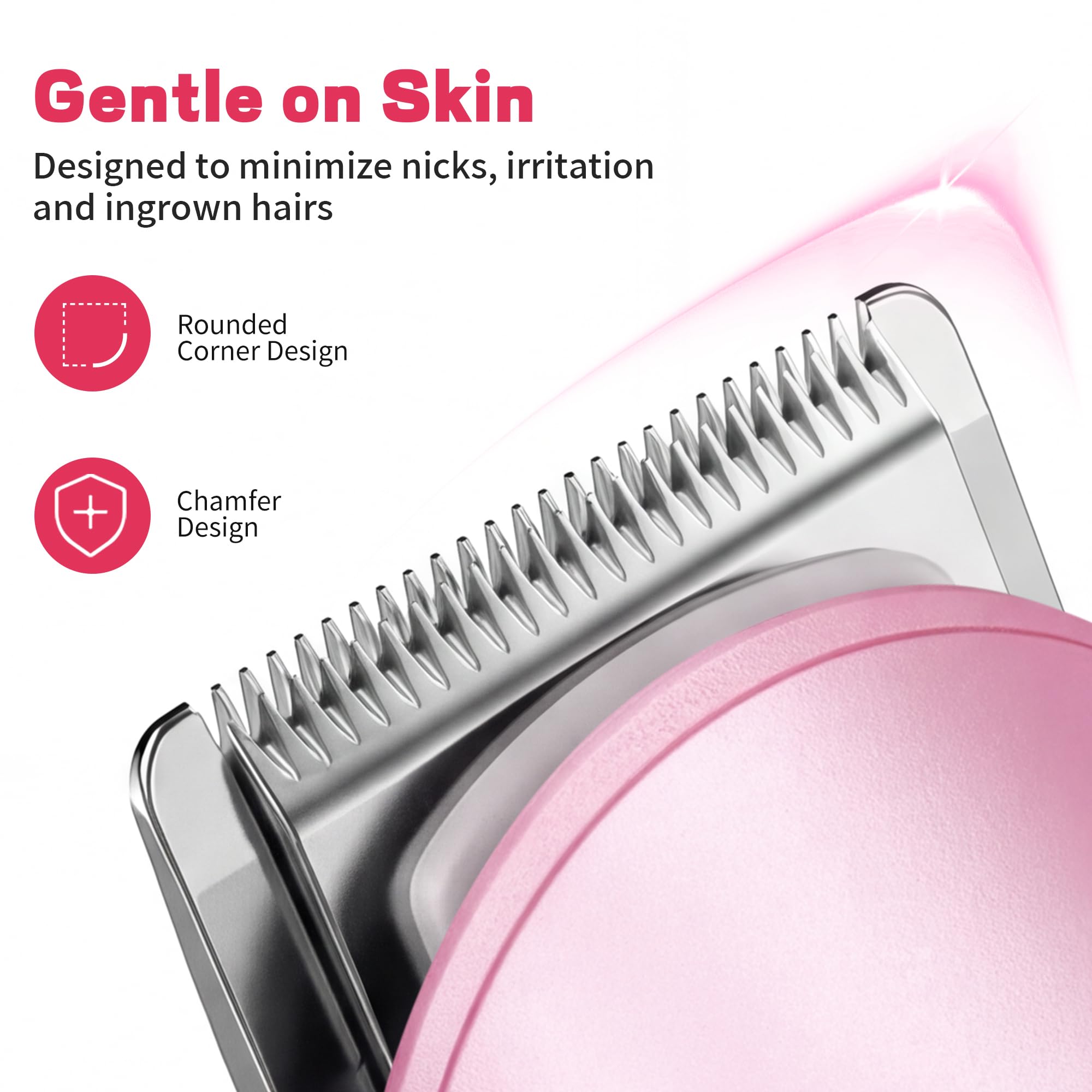 Blue-Pink Gradient Hair Trimmer Kit Waterproof