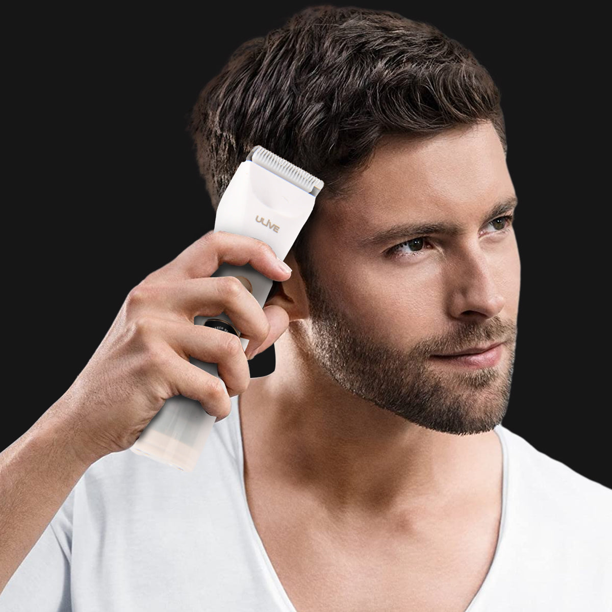 ULIVE HAIR CLIPPER HAIR TRIMMER PINK