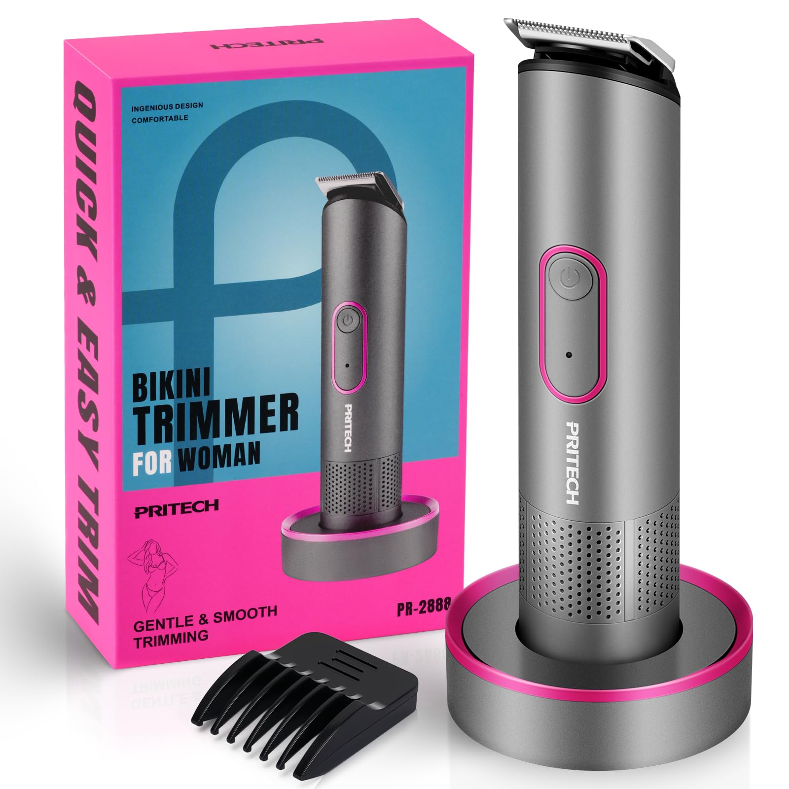 Charcoal Hair Trimmer Kit Waterproof