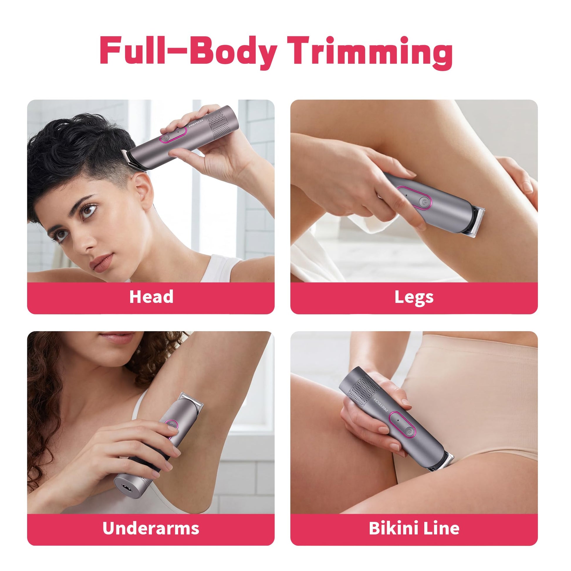Charcoal Hair Trimmer Kit Waterproof