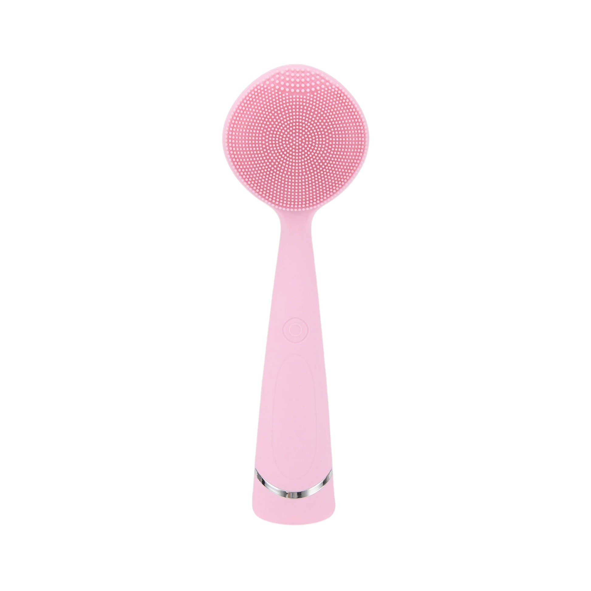 Heated Silicone Facial Cleansing Brush with 5 Vibration Levels