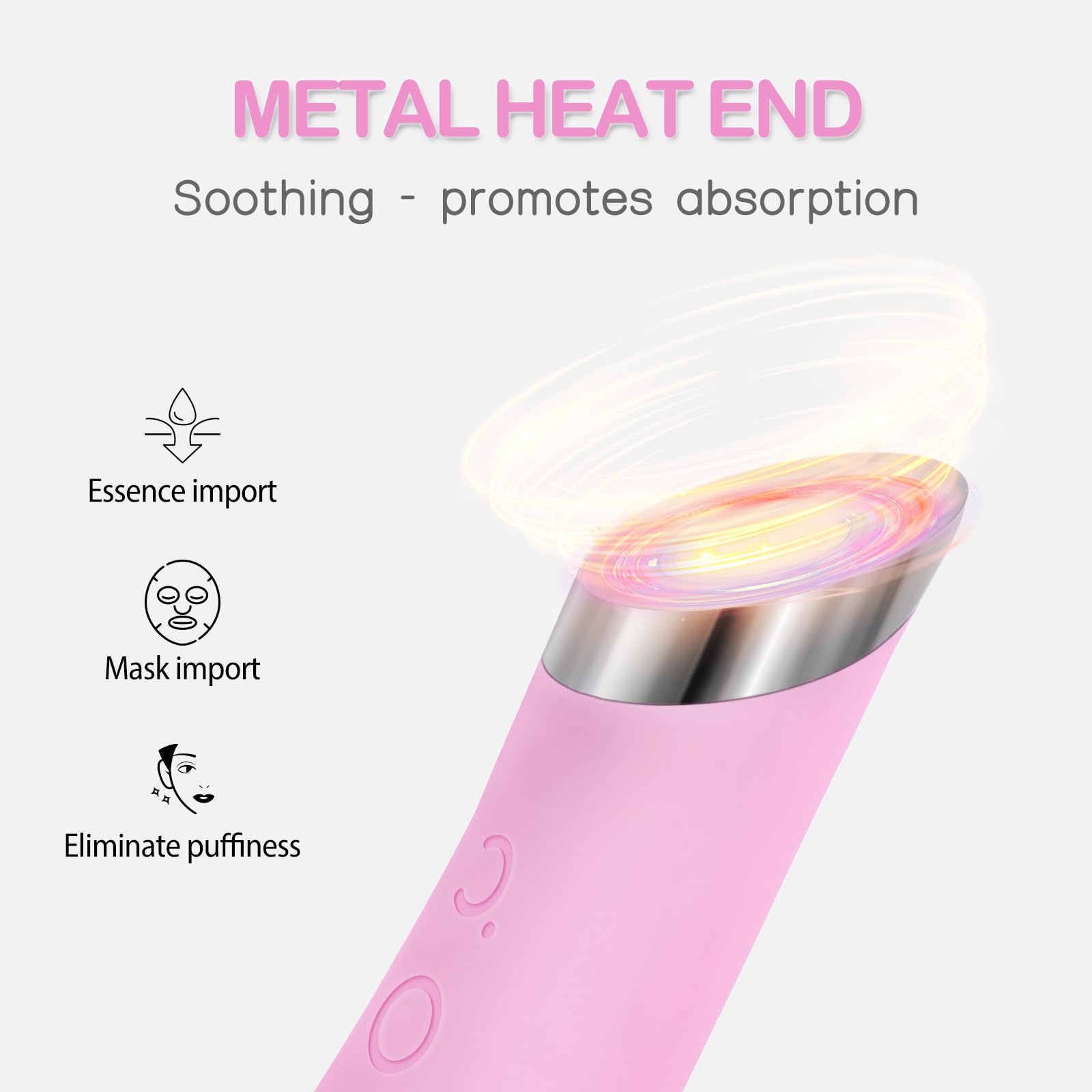 Rechargeable Silicone Heated Facial Cleansing Brush