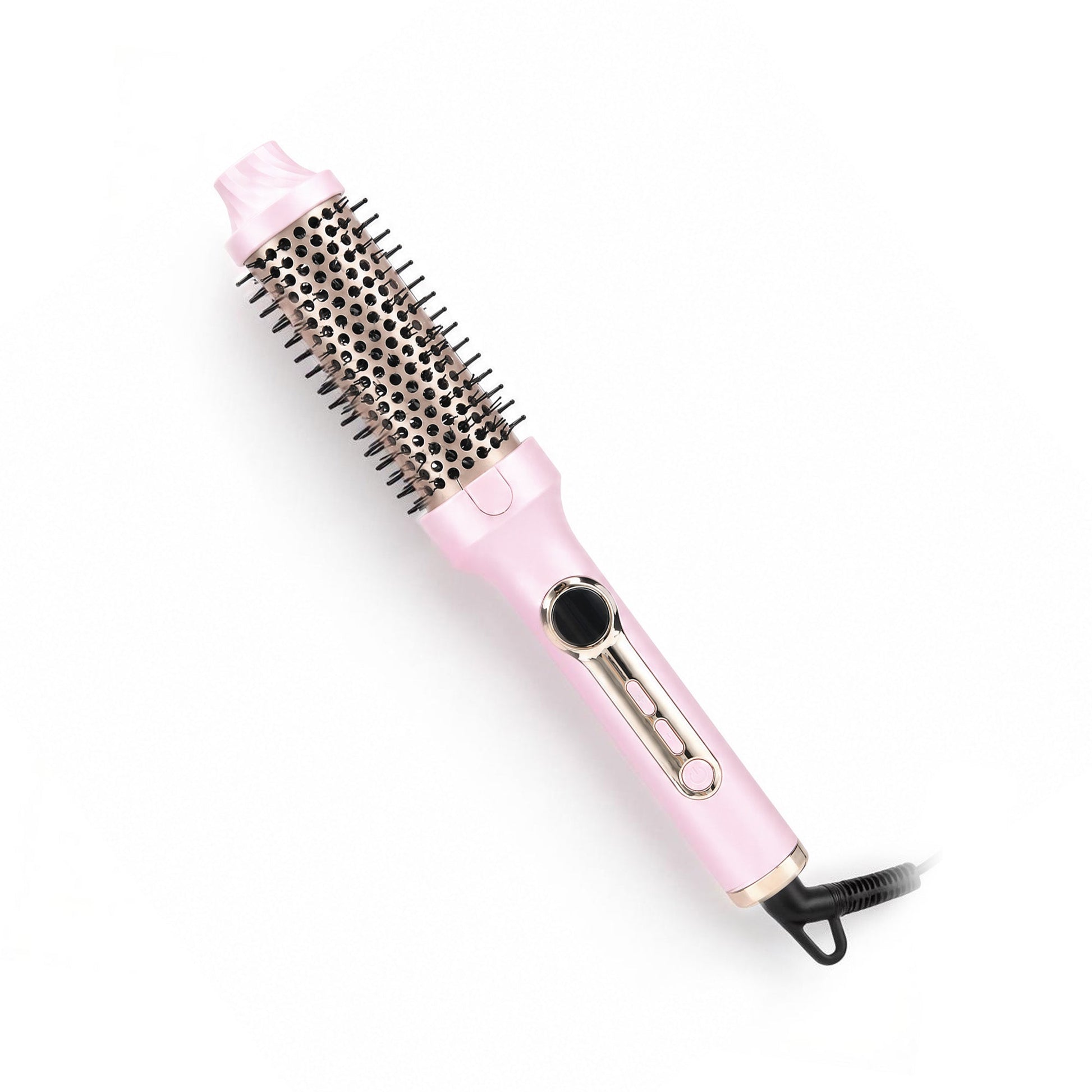 Pink 1.5" Thermal Styling Brush with 5 Heat Settings