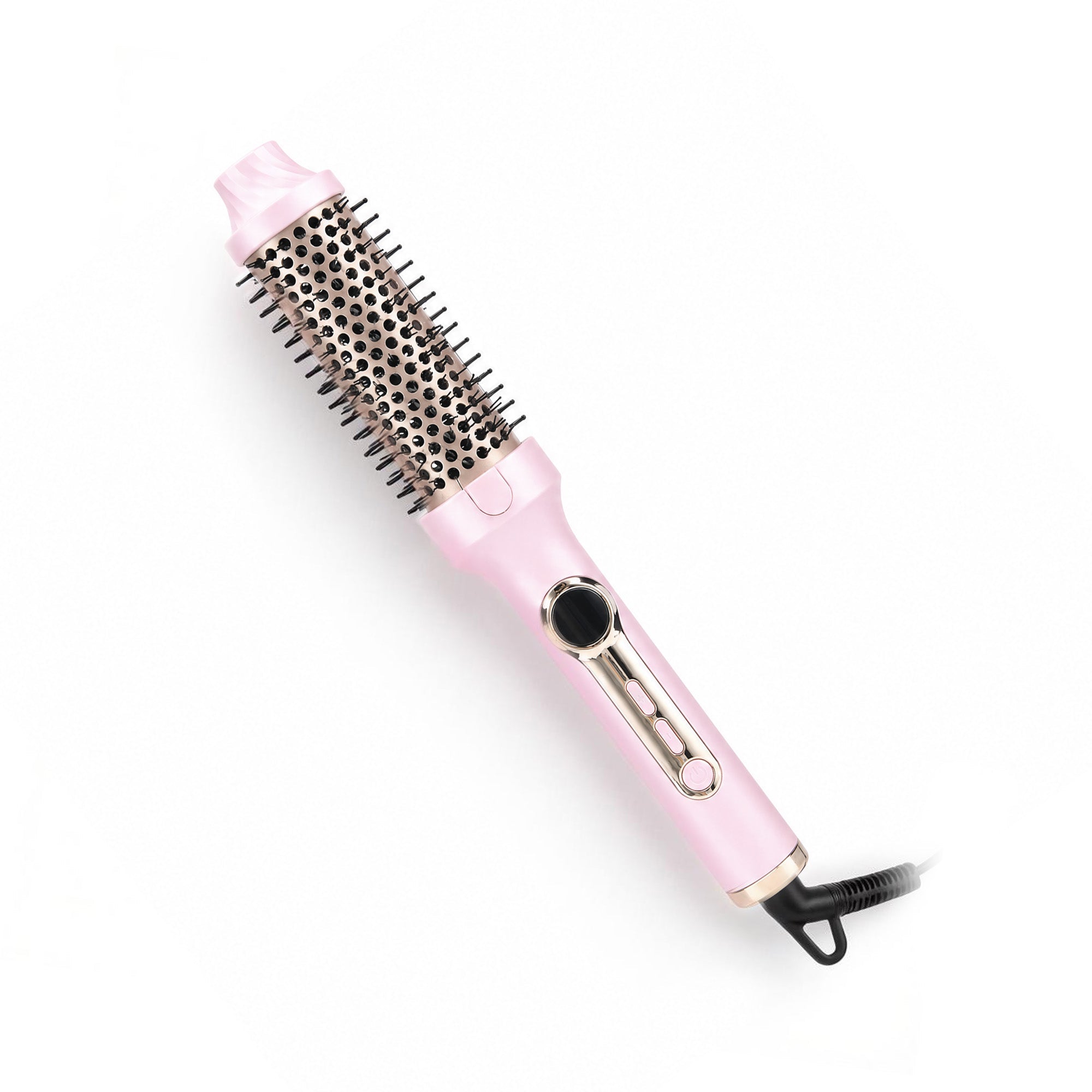 Pink 1.5" Thermal Styling Brush with 5 Heat Settings