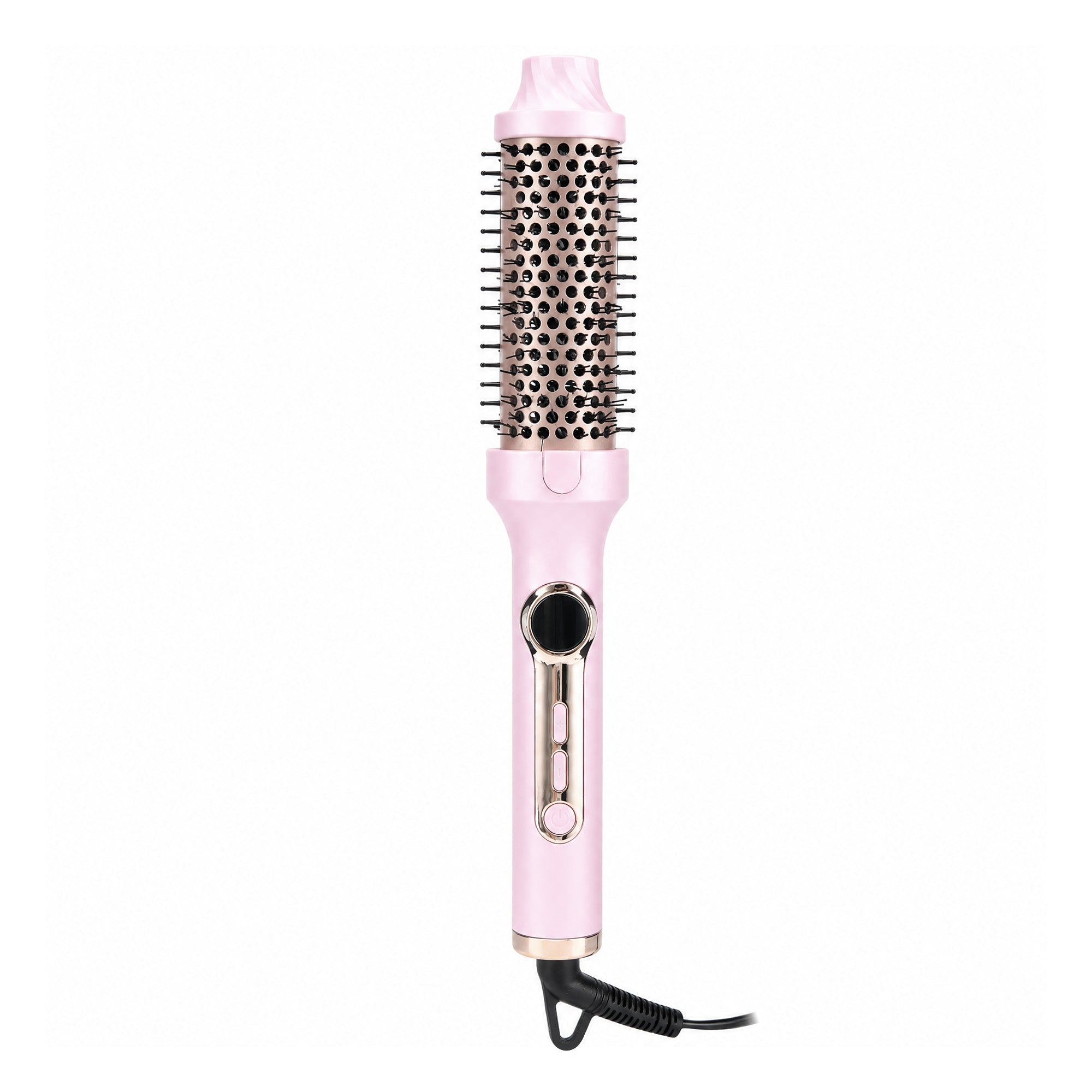 Pink 1.5" Thermal Styling Brush with 5 Heat Settings