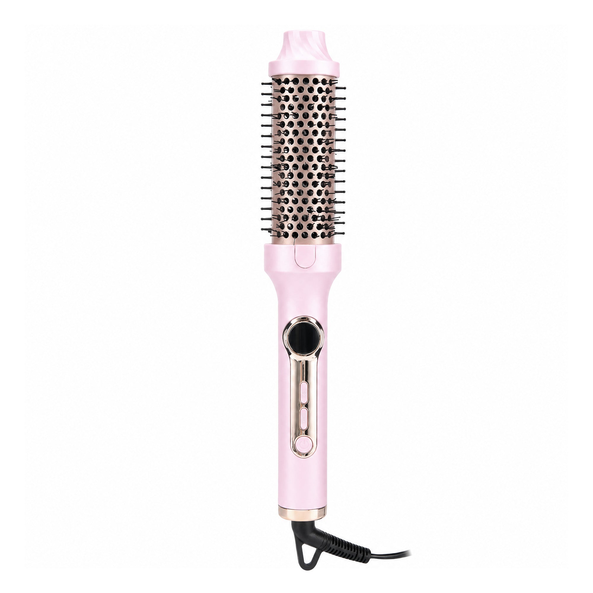Pink 1.5" Thermal Styling Brush with 5 Heat Settings