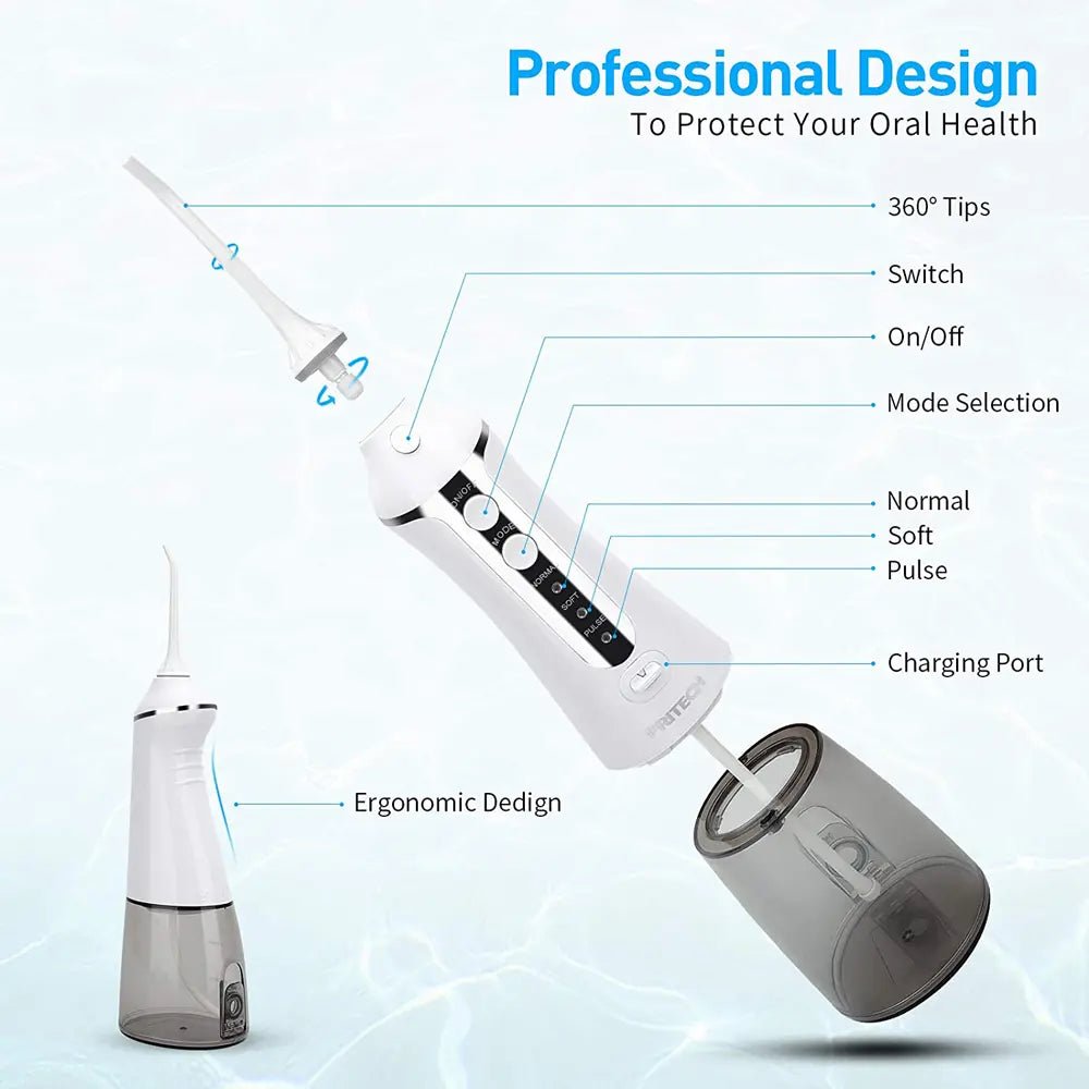 PRITECH Cordless Water Flosser | ES-1173 Water Flosser