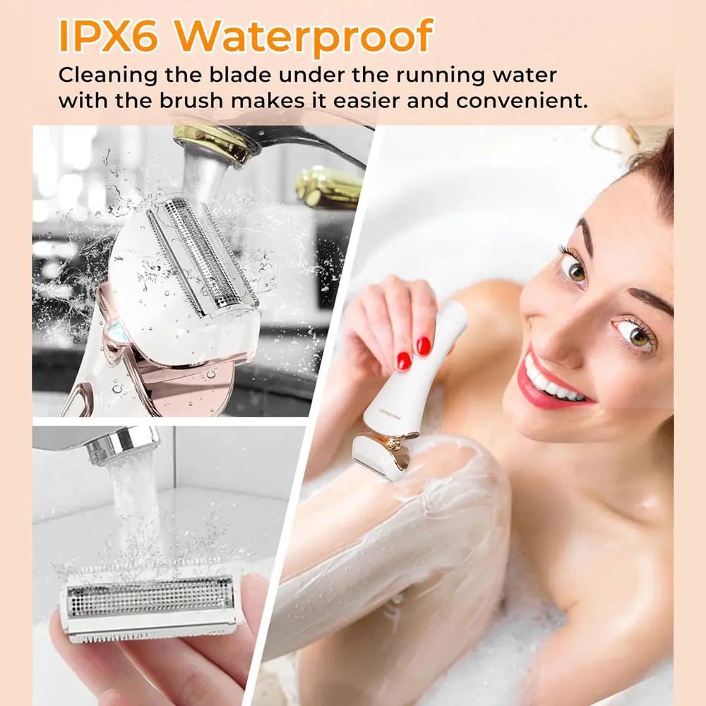PRITECH Electric Shaver for Women – Wet & Dry Use Gold | LD-8001 剃须刀