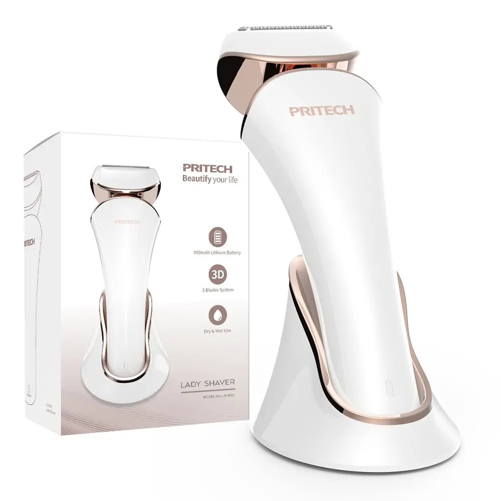 PRITECH Electric Shaver for Women – Wet & Dry Use Gold | LD-8001 剃须刀