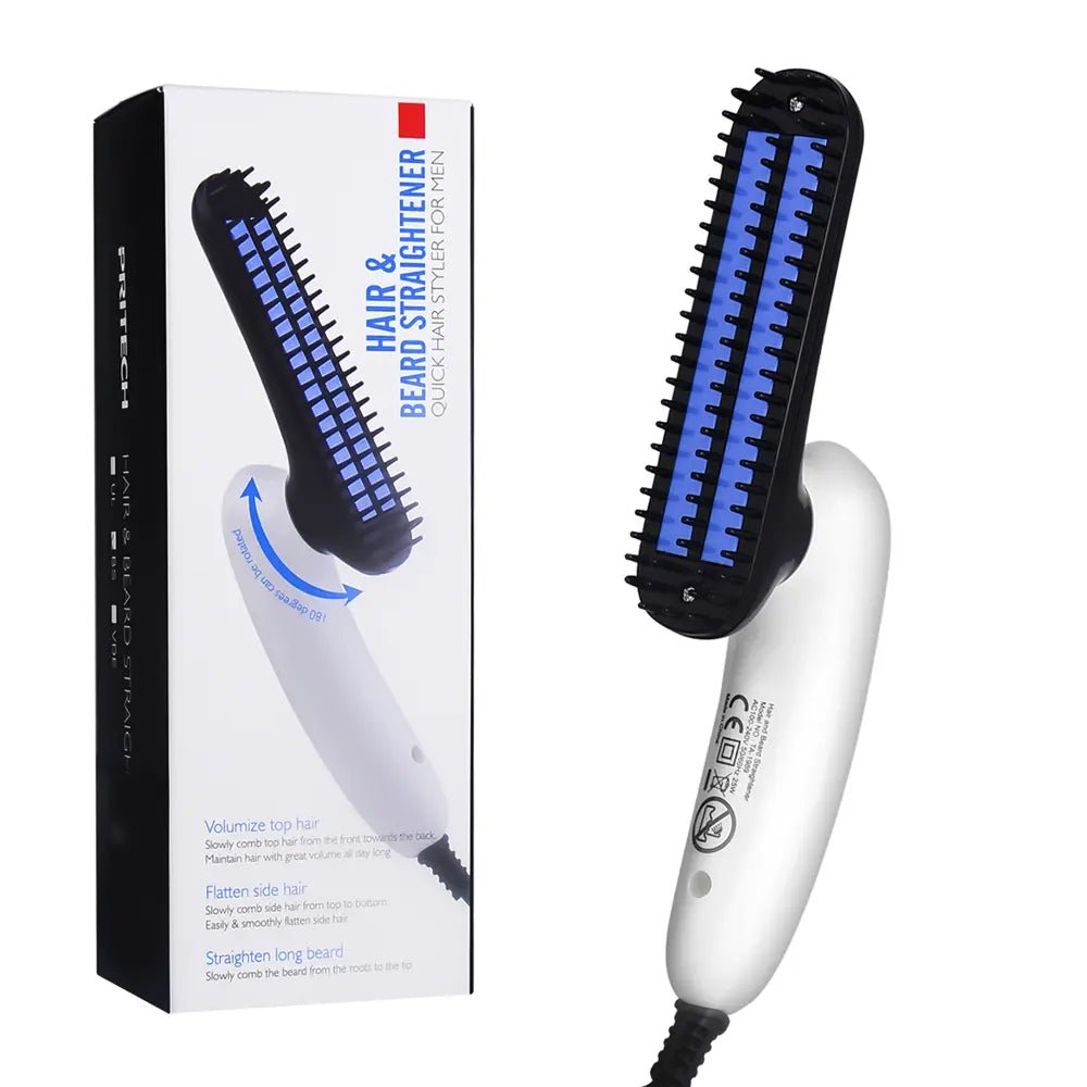 PRITECH Hair Straightener Brush | TA-1989 Straightener Brush