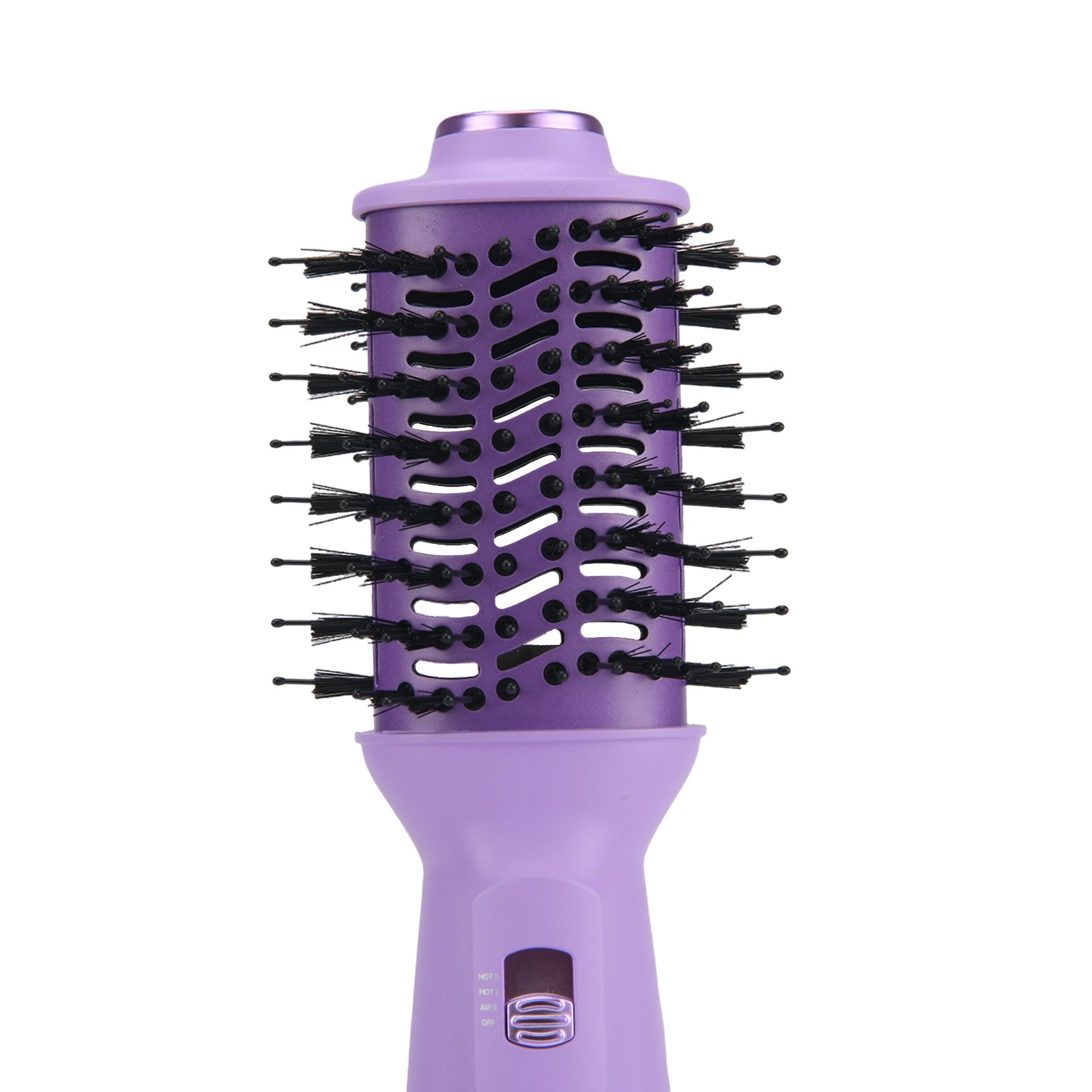 Purple 4-in-1 Travel Hair Dryer Brush
