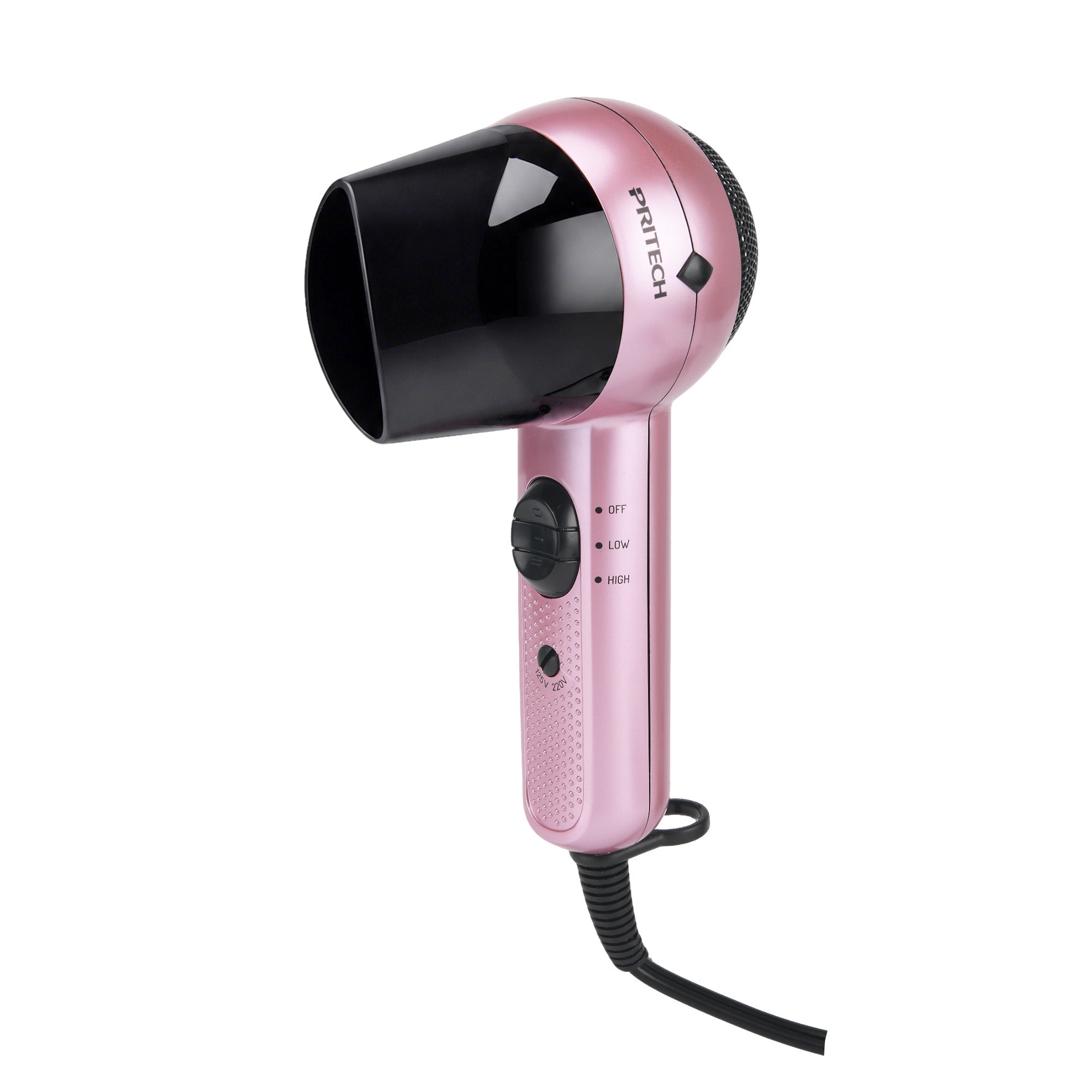 Travel Hair Dryer with Dual Voltage and Rotating Nozzle