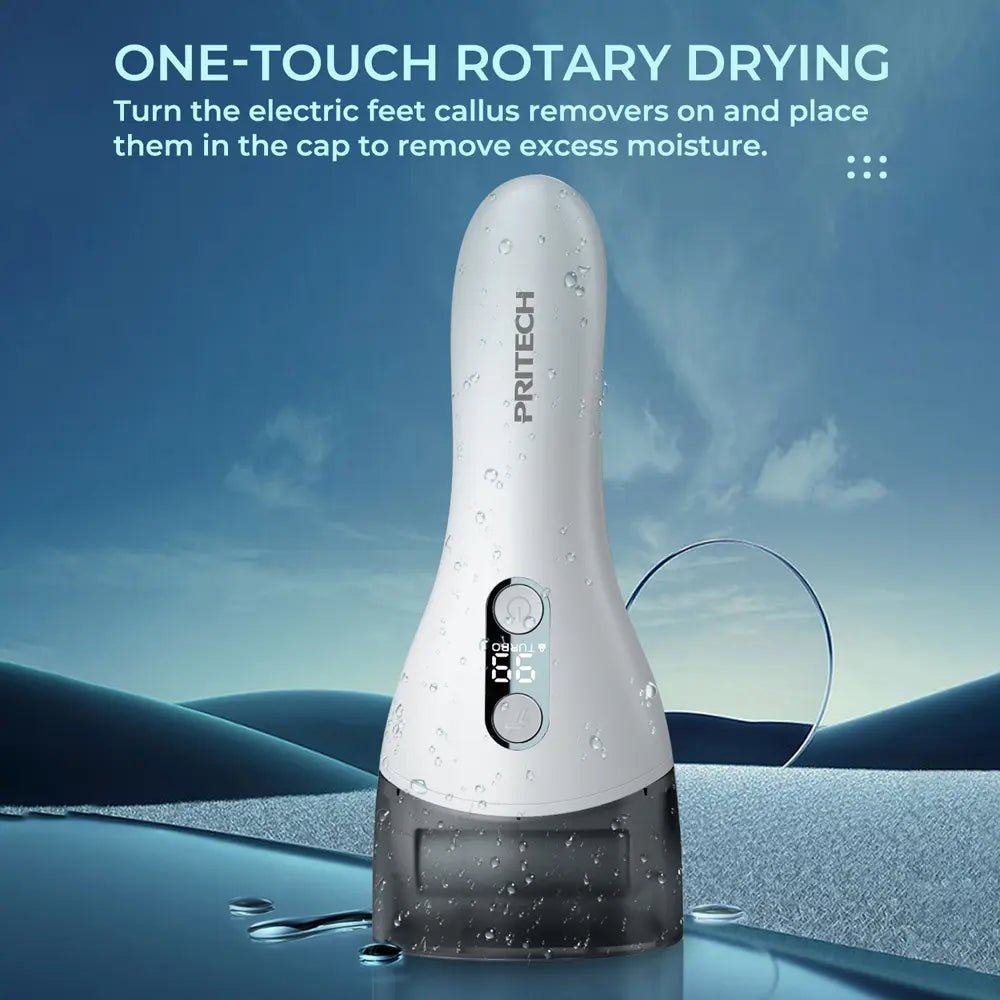 Turbo Foot Callus Remover for Feet IPX7 Waterproof Pedicure Tool for Feet