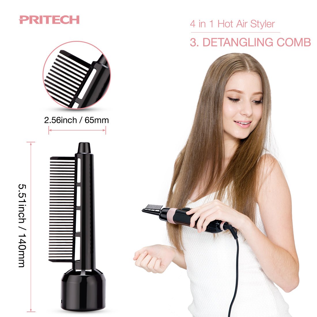 4 in 1 Hair Dryer Brush - HS-729