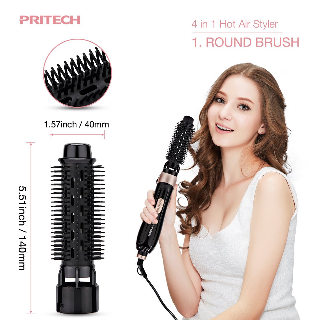 4 in 1 Hair Dryer Brush - HS-729