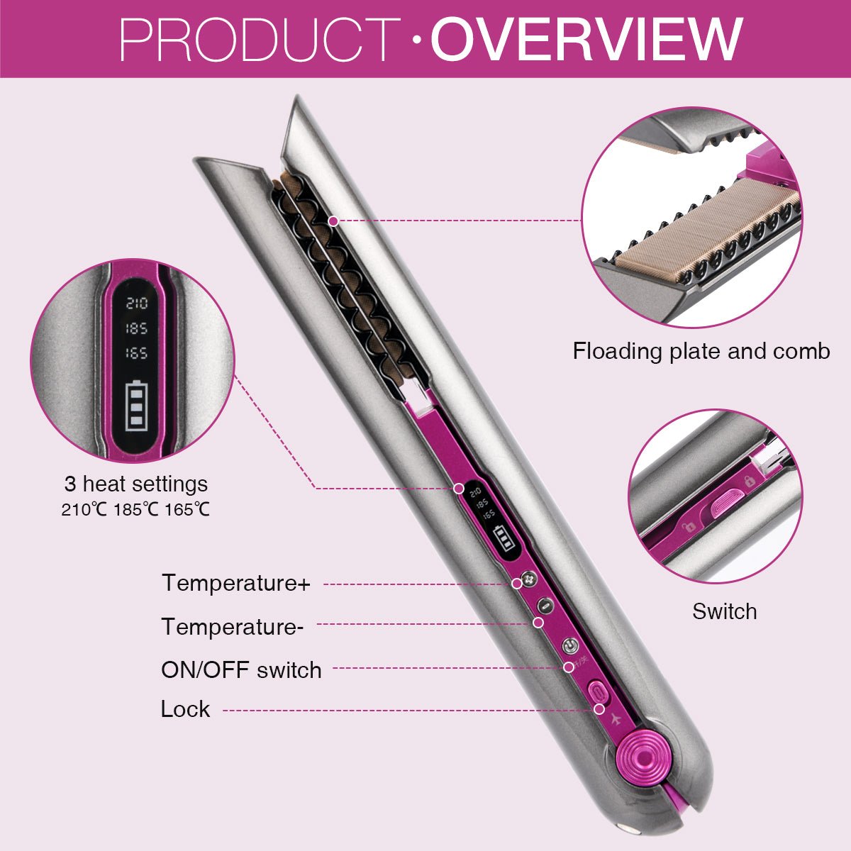 Hair Straightener - TA-2888