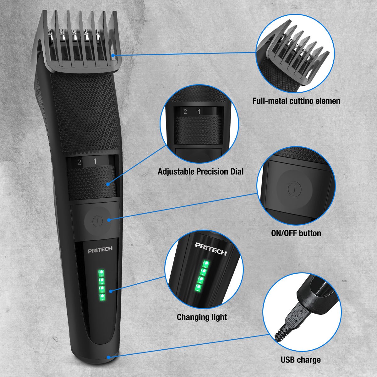 Hair Trimmer - PR-2228