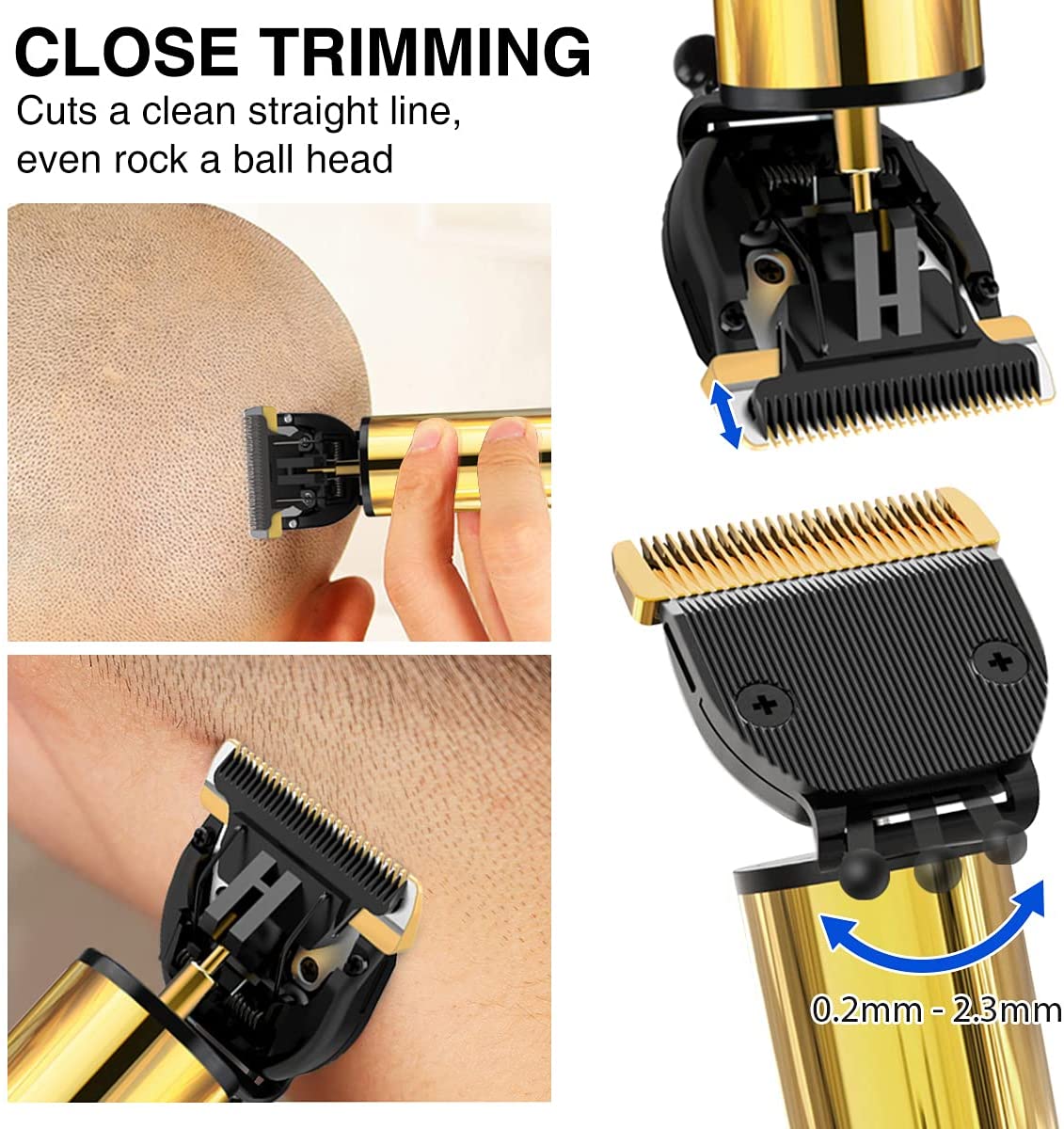 Hair Trimmer - PR-2739 Gold